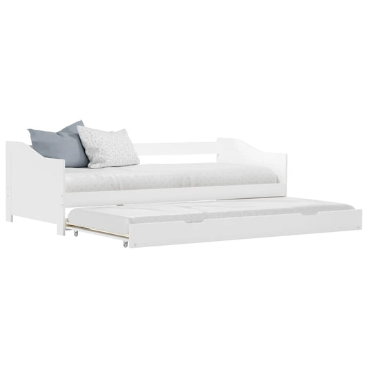Divano Letto a Scomparsa senza Materasso Legno Pino 90x200 cm | homemem39