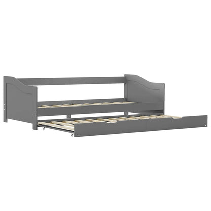 Dormeuse Estraibile senza Materasso Grigia 90x200 cm | homemem39