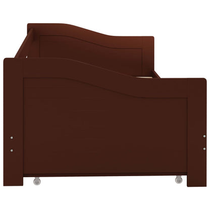 Dormeuse Estraibile senza Materasso Marrone Scuro 90x200 cm | homemem39