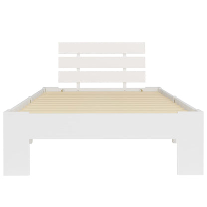Dormeuse Estraibile senza Materasso Bianca Legno Pino 100x200cm | homemem39