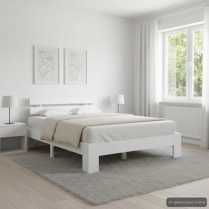 Dormeuse Estraibile senza Materasso Bianca Legno Pino 120x200cm