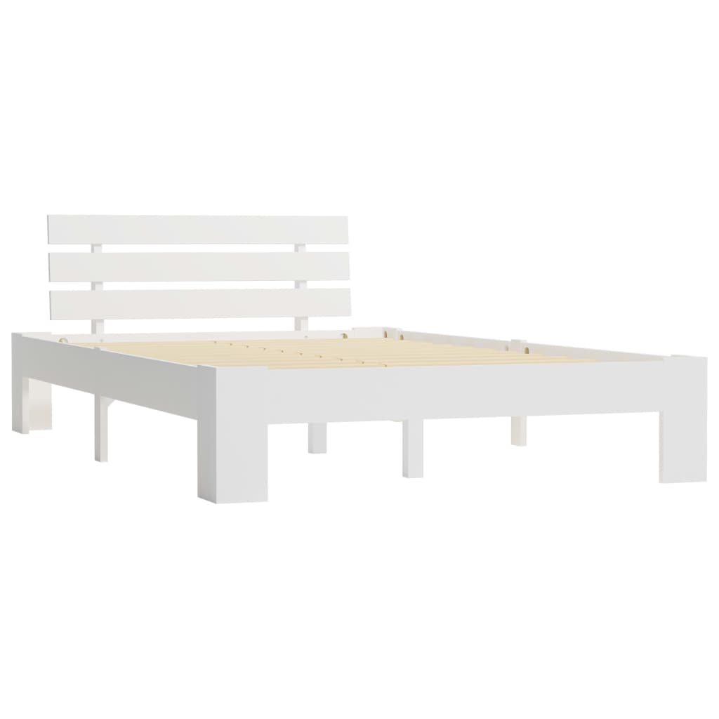 Giroletto senza Materasso Bianco 140x200 cm Legno Massello Pino | homemem39