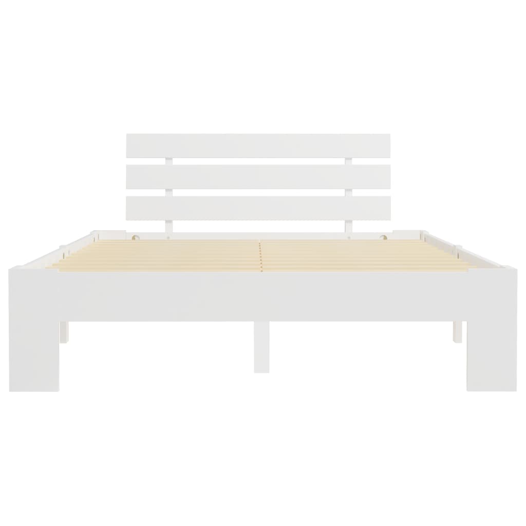 Giroletto senza Materasso Bianco 140x200 cm Legno Massello Pino | homemem39