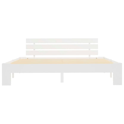 Giroletto senza Materasso Bianco 160x200 cm Legno Massello Pino | homemem39