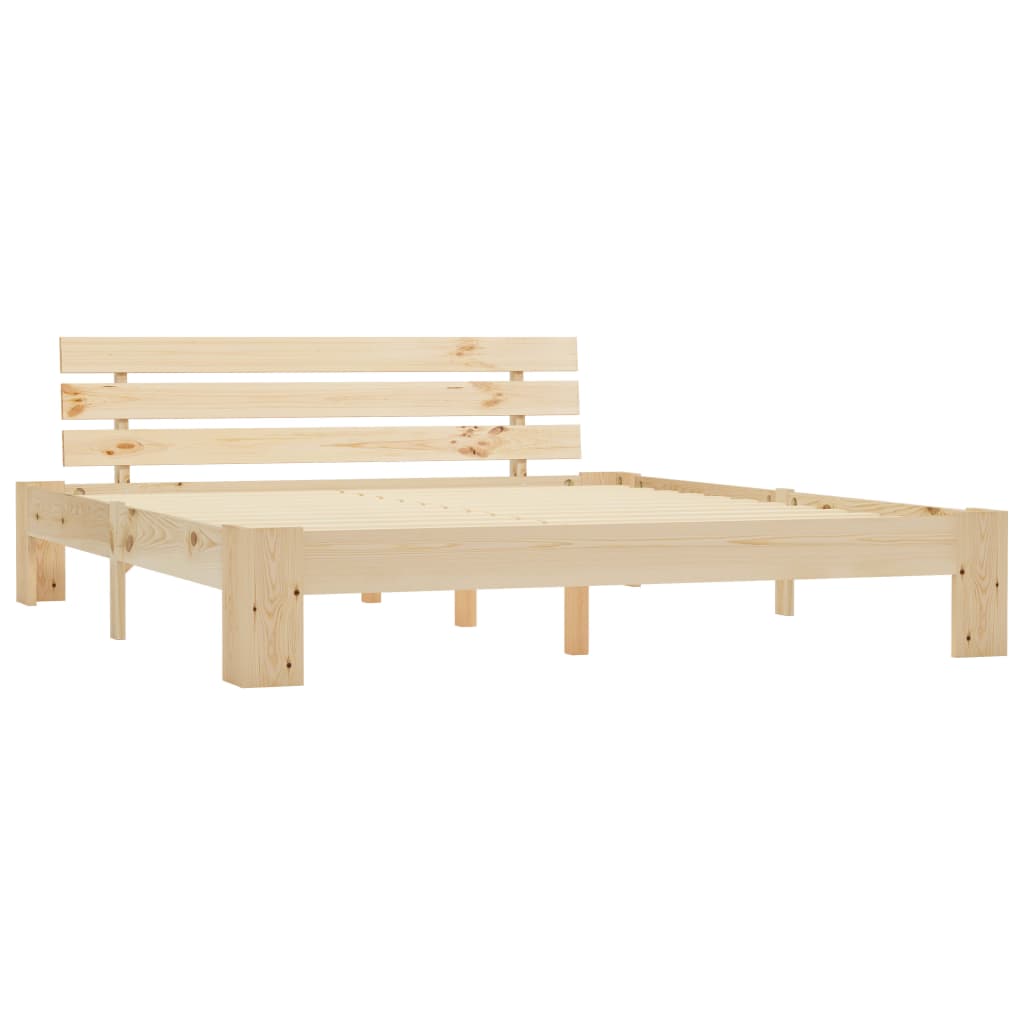 Giroletto senza Materasso 160x200 cm in Legno Massello di Pino | homemem39