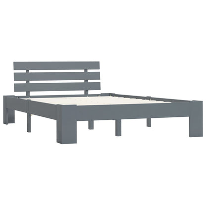 Giroletto senza Materasso Grigio 100x200 cm in Legno di Pino | homemem39