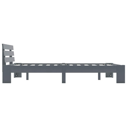 Giroletto senza Materasso Grigio 100x200 cm in Legno di Pino