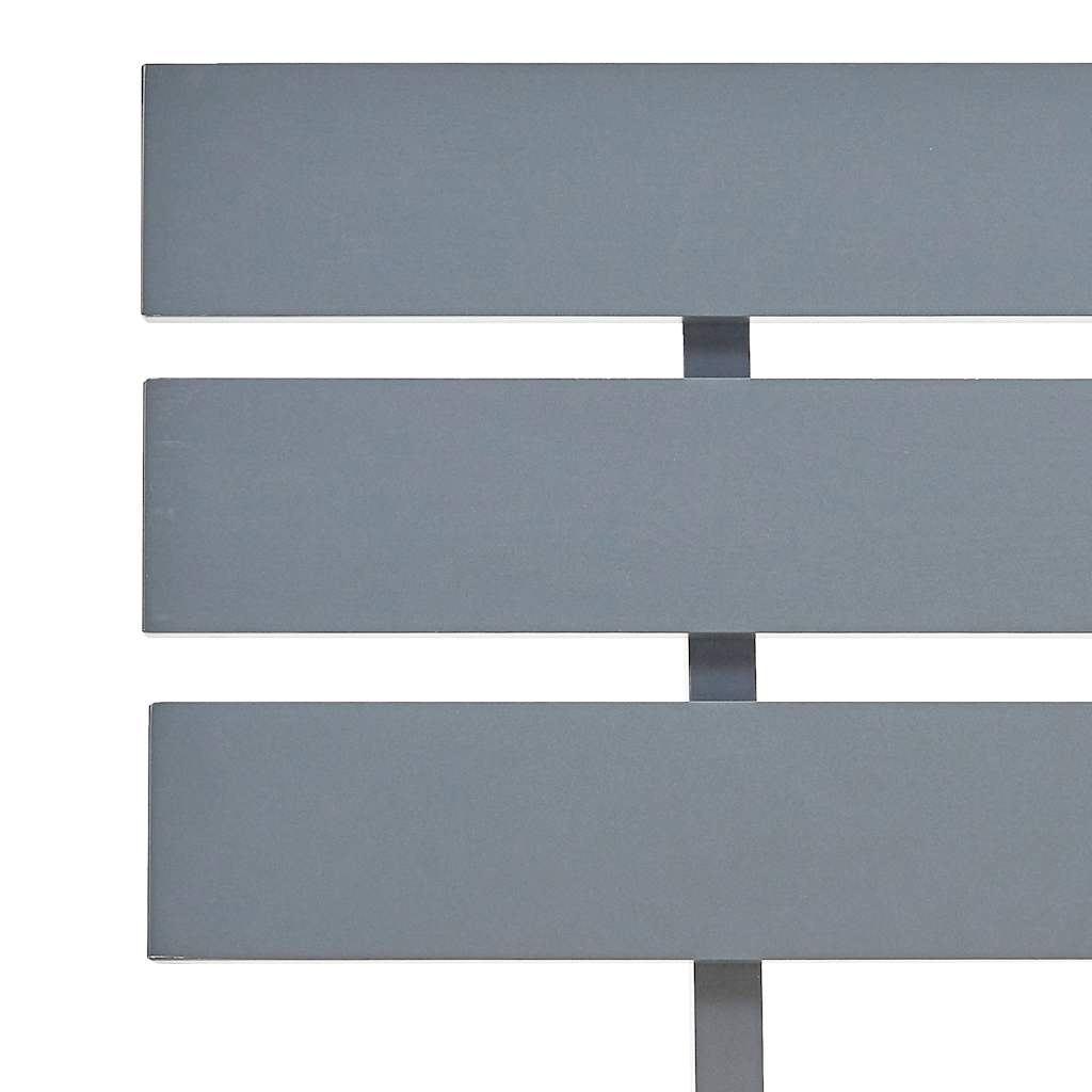 Giroletto senza Materasso Grigio 100x200 cm in Legno di Pino