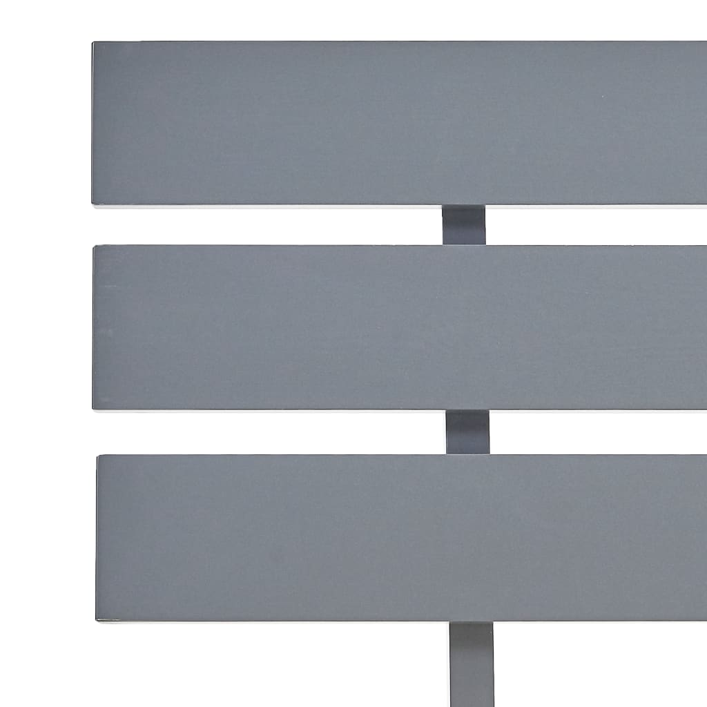 Giroletto senza Materasso Grigio 160x200 cm Legno Massello Pino | homemem39