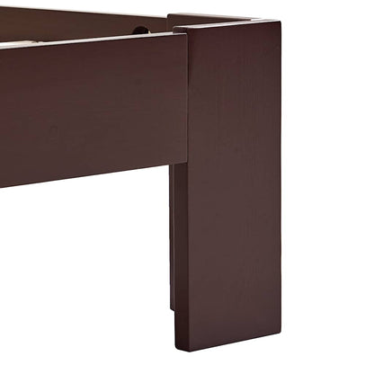 Giroletto senza Materasso Marrone Scuro 160x200 cm Legno Pino