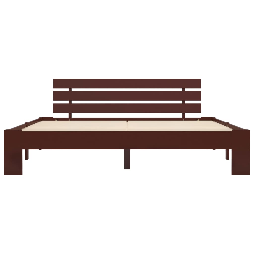 Giroletto senza Materasso Marrone Scuro 180x200 cm in Pino | homemem39