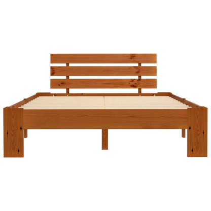 Giroletto senza Materasso Marrone Ambrato 120x200 cm in Pino | homemem39