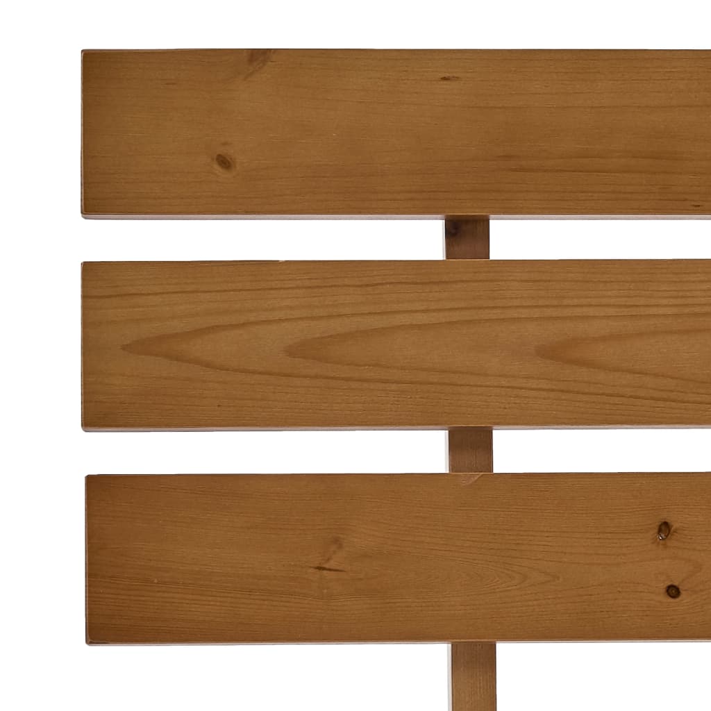 Giroletto senza Materasso Marrone Ambrato 120x200 cm in Pino | homemem39