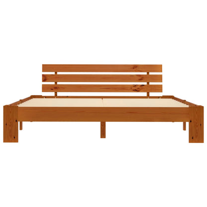 Giroletto senza Materasso Ambrato 180x200 cm in Legno di Pino | homemem39