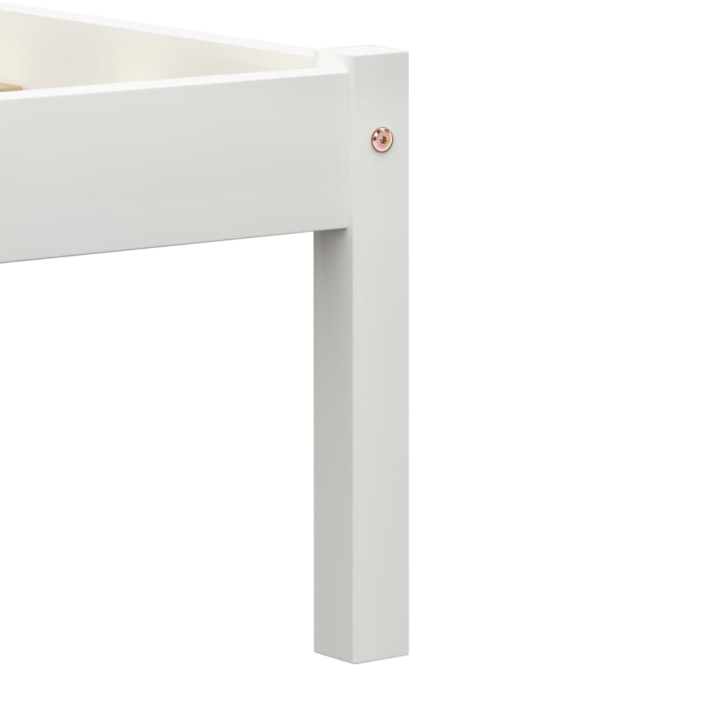 Dormeuse Estraibile senza Materasso Bianca Legno Pino 90x200 cm | homemem39