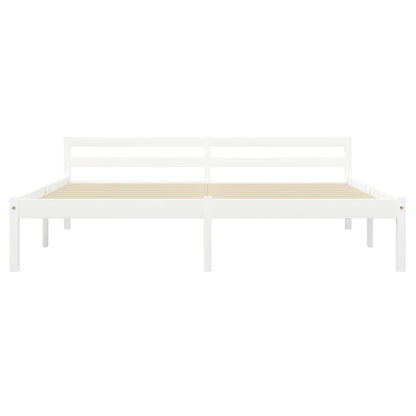 Giroletto senza Materasso Bianco 180x200 cm in Legno di Pino | homemem39