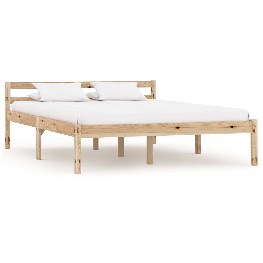 Giroletto senza Materasso 120x200 cm in Legno Massello di Pino