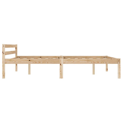 Giroletto senza Materasso 120x200 cm in Legno Massello di Pino
