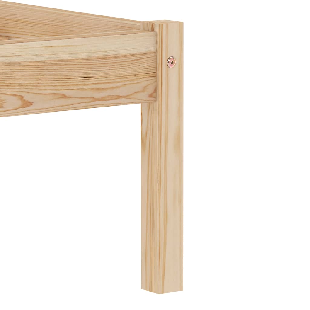 Giroletto senza Materasso 140x200 cm in Legno Massello di Pino