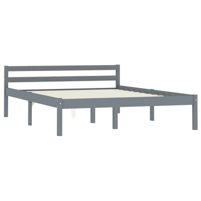 Giroletto senza Materasso Grigio 100x200 cm in Legno di Pino | homemem39
