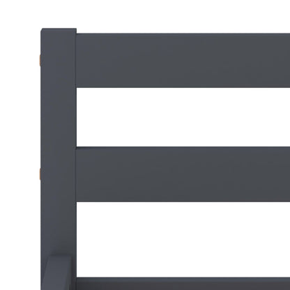 Giroletto senza Materasso Grigio 100x200 cm in Legno di Pino | homemem39