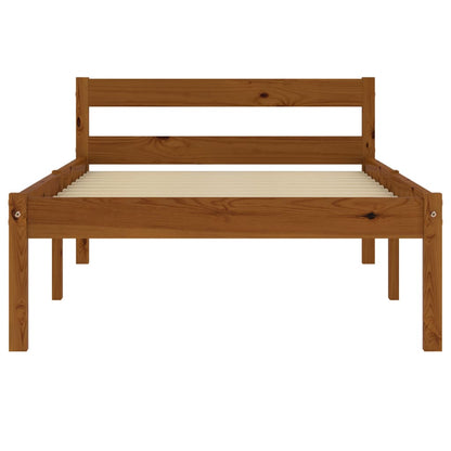 Giroletto senza Materaso Ambrato in Legno di Pino 100x200cm