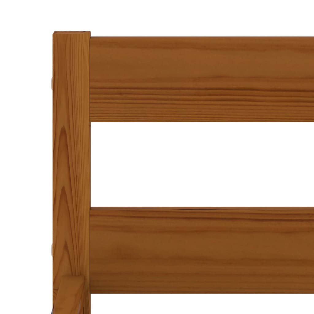 Giroletto senza Materaso Ambrato in Legno di Pino 100x200cm | homemem39