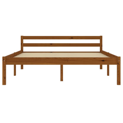 Giroletto senza Materaso Ambrato in Legno di Pino 120x200 cm | homemem39