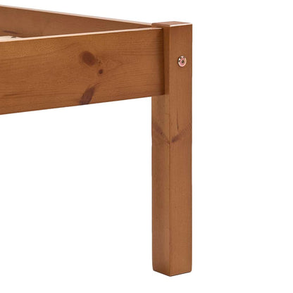 Giroletto senza Materaso Ambrato in Legno di Pino 160x200 cm | homemem39