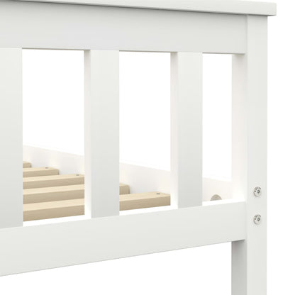 Dormeuse Estraibile senza Materasso Bianca Legno Pino 100x200cm | homemem39