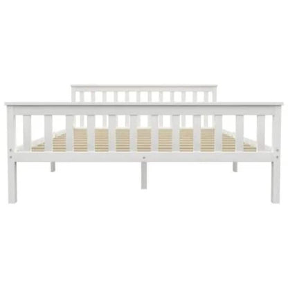 Giroletto senza Materasso Bianco 160x200 cm in Legno di Pino | homemem39