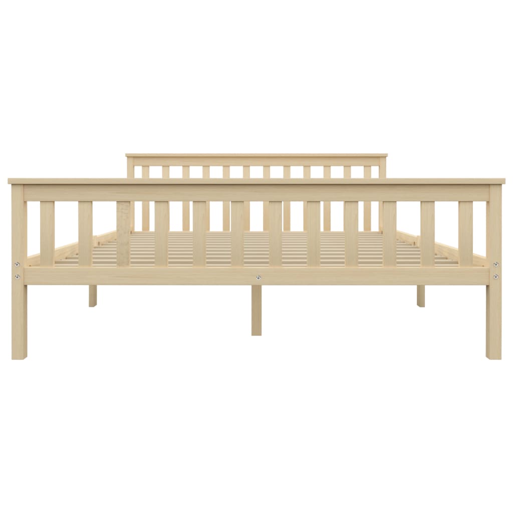 Giroletto senza Materasso Naturale 160x200 cm Legno di Pino | homemem39