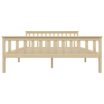 Giroletto senza Materasso Naturale 160x200 cm Legno di Pino | homemem39