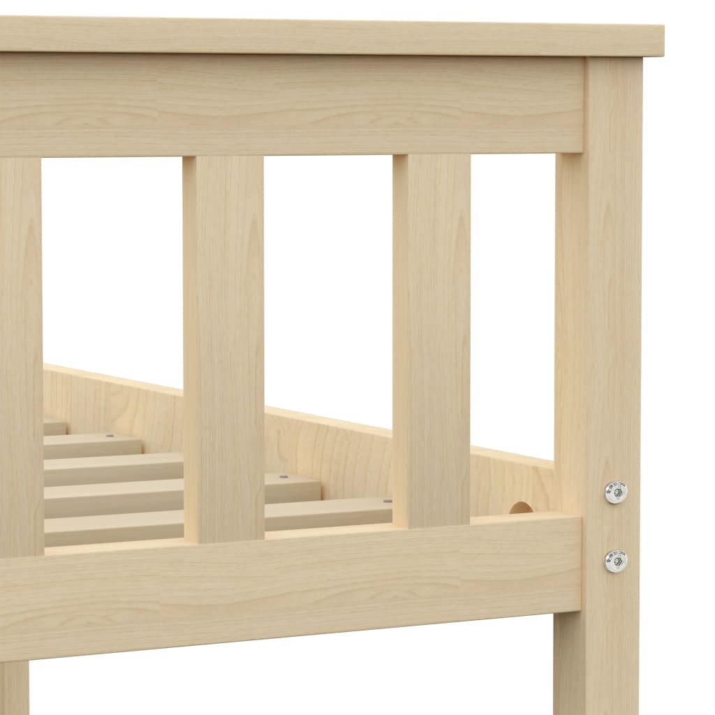Giroletto senza Materasso Naturale 160x200 cm Legno di Pino | homemem39