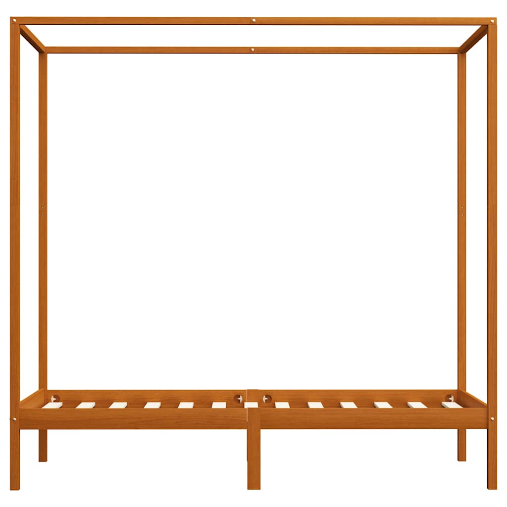 Giroletto senza Materaso Ambrato in Legno di Pino 100x200cm