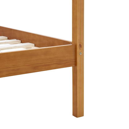 Giroletto senza Materaso Ambrato in Legno di Pino 100x200cm