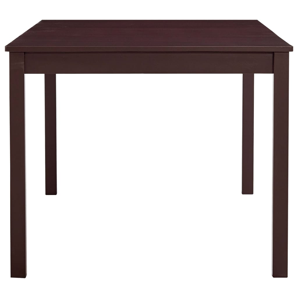 Tavolo da Pranzo Marrone Scuro 180x90x73 cm in Legno di Pino - homemem39