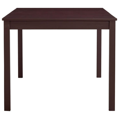 Tavolo da Pranzo Marrone Scuro 180x90x73 cm in Legno di Pino - homemem39