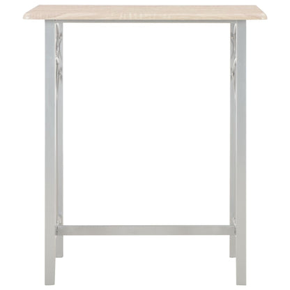 Set da Bar 3 pz in Legno e Acciaio - homemem39