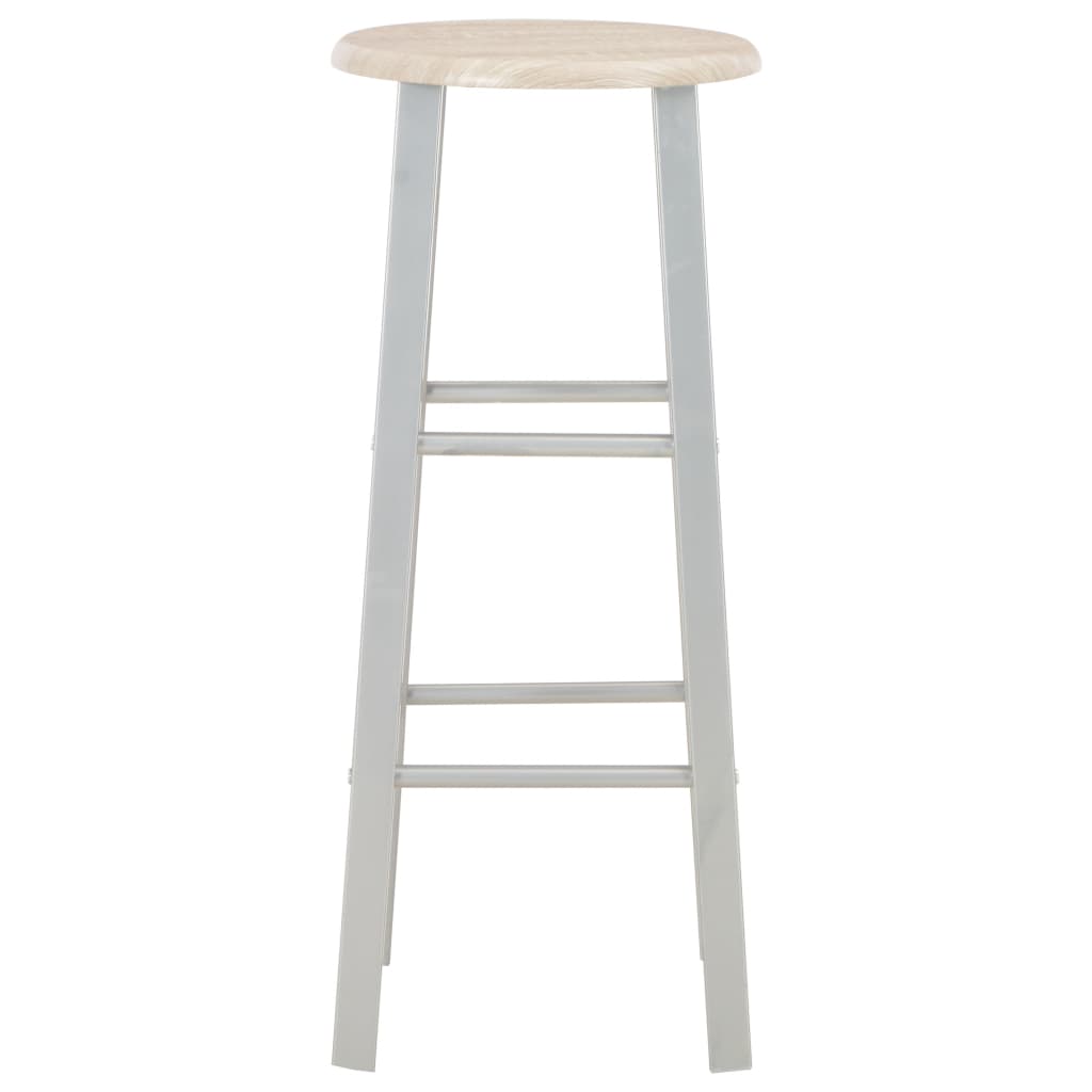 Set da Bar 3 pz in Legno e Acciaio - homemem39