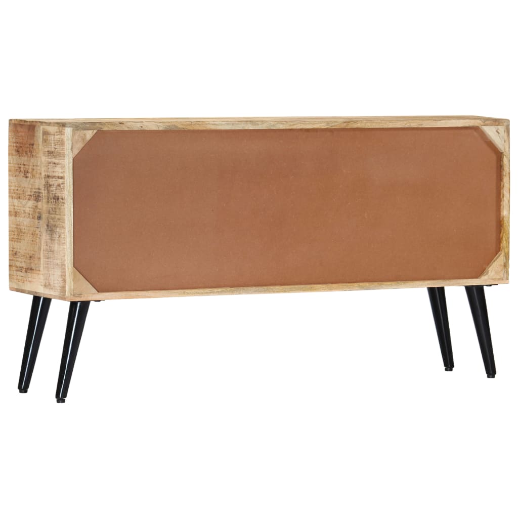 Credenza 118x30x62 cm in Legno Massello di Mango - homemem39