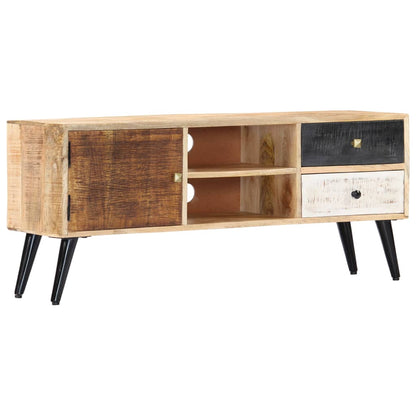 Mobile Porta TV 115x30x47 cm in Legno Massello di Mango