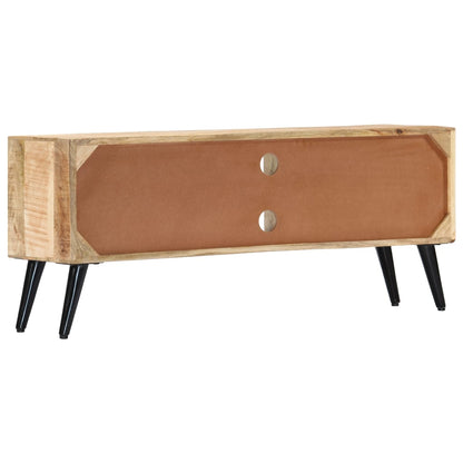 Mobile Porta TV 115x30x47 cm in Legno Massello di Mango - homemem39