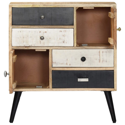 Credenza 70x30x78 cm in Legno Massello di Mango