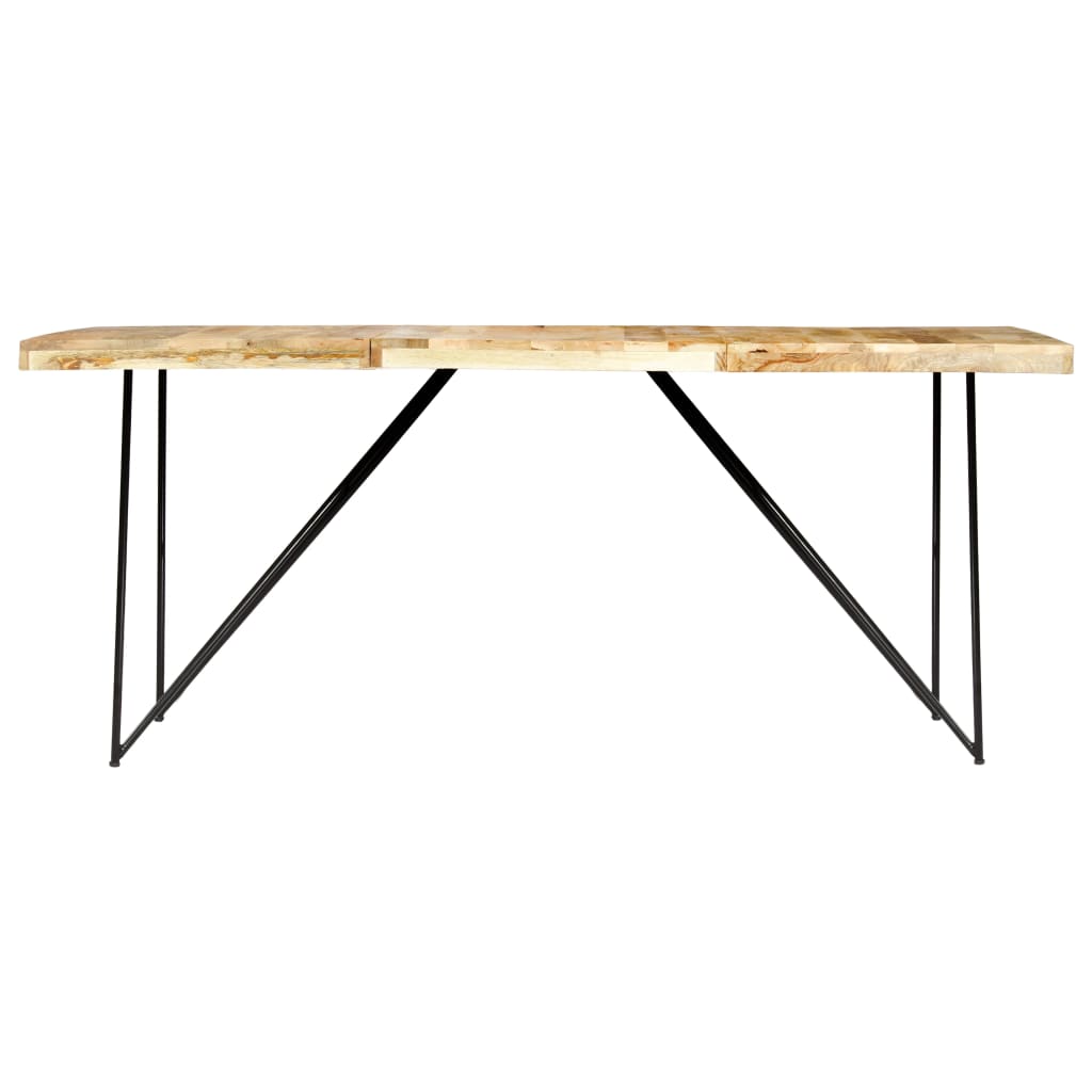 Tavolo da Pranzo 180x90x76 cm in Legno Massello di Mango | homemem39