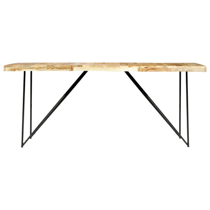 Tavolo da Pranzo 180x90x76 cm in Legno Massello di Mango | homemem39