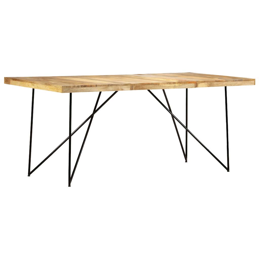 Tavolo da Pranzo 180x90x76 cm in Legno Massello di Mango