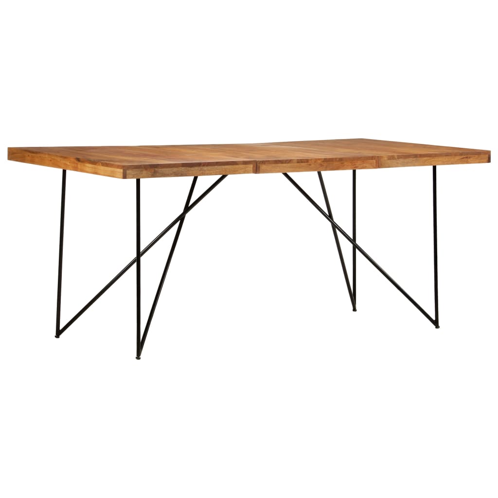 Tavolo da Pranzo 180x90x76 cm in Legno Massello di Acacia - homemem39