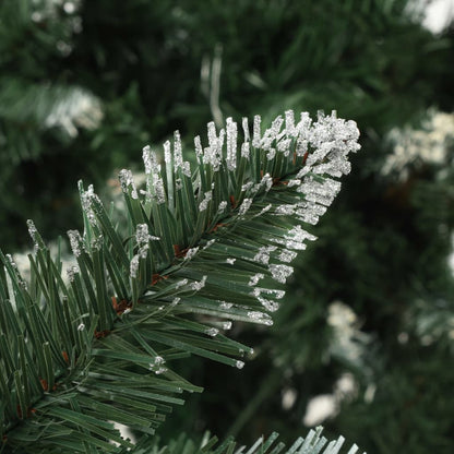 Albero di Natale Artificiale Pigne e Brillantini Bianchi 210 cm | homemem39