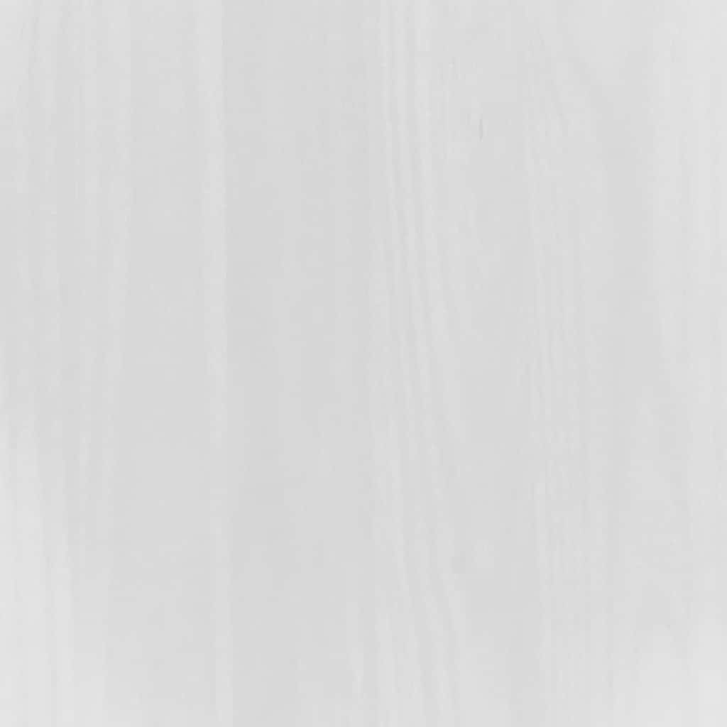 Comodino in Legno di Pino Messicano Corona Bianco 53x39x67 cm - homemem39